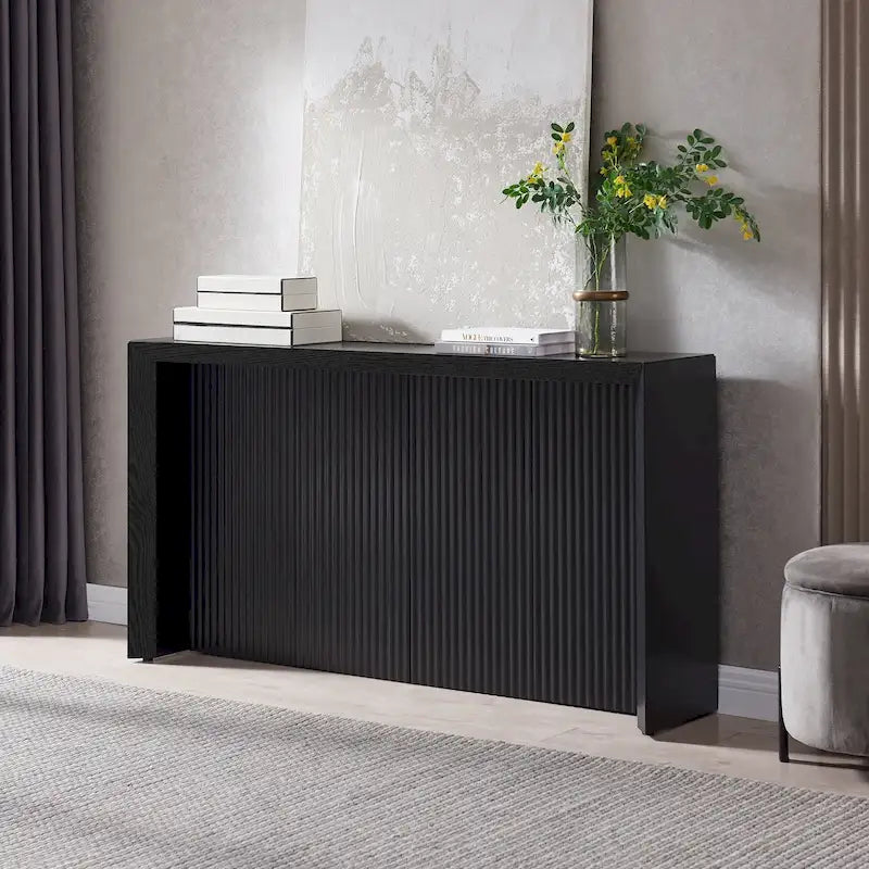 56 Wide Rectangular Console Table - 55.75 Wide