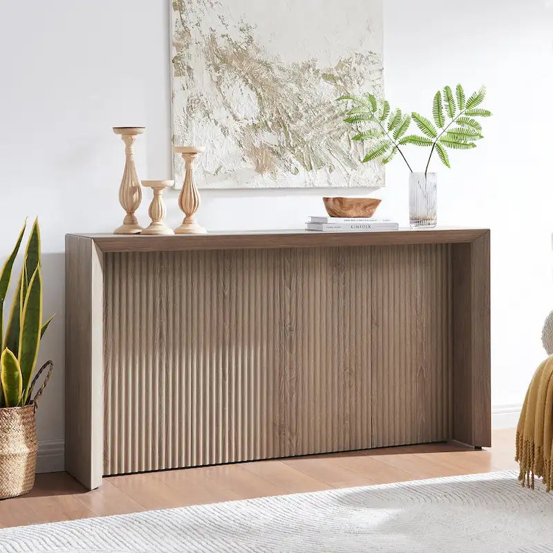 56 Wide Rectangular Console Table - 55.75 Wide