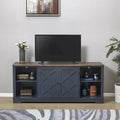70-inch Extra-Wide Rustic TV Stand for 80 TVs - Natural Wood Finish