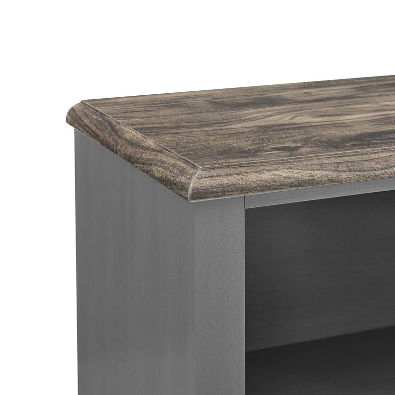 70-inch Extra-Wide Rustic TV Stand for 80 TVs - Natural Wood Finish