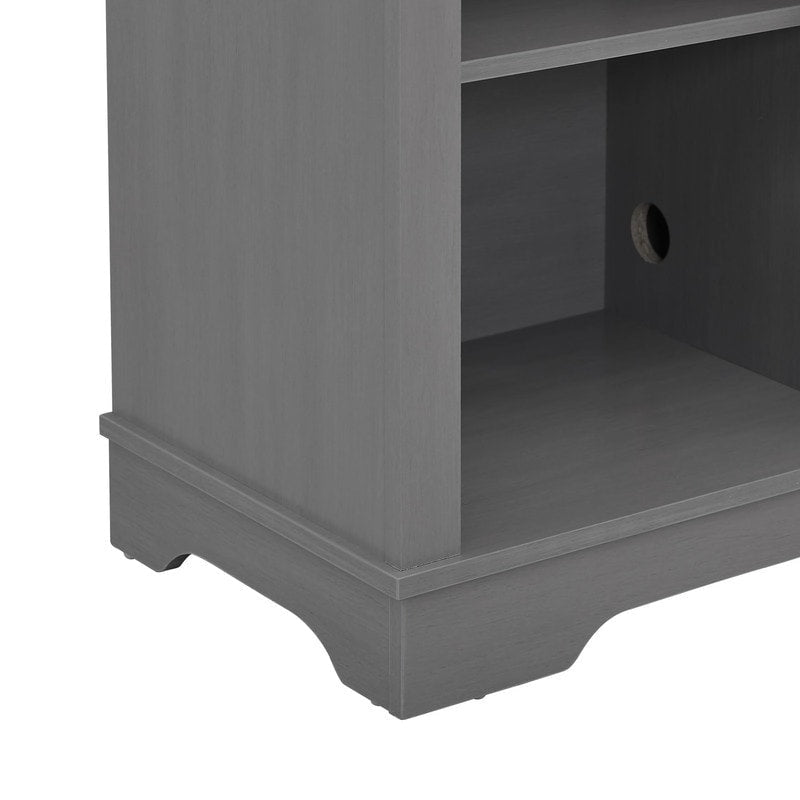 70-inch Extra-Wide Rustic TV Stand for 80 TVs - Natural Wood Finish