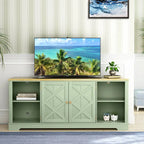 70-inch Extra-Wide Rustic TV Stand for 80 TVs - Natural Wood Finish