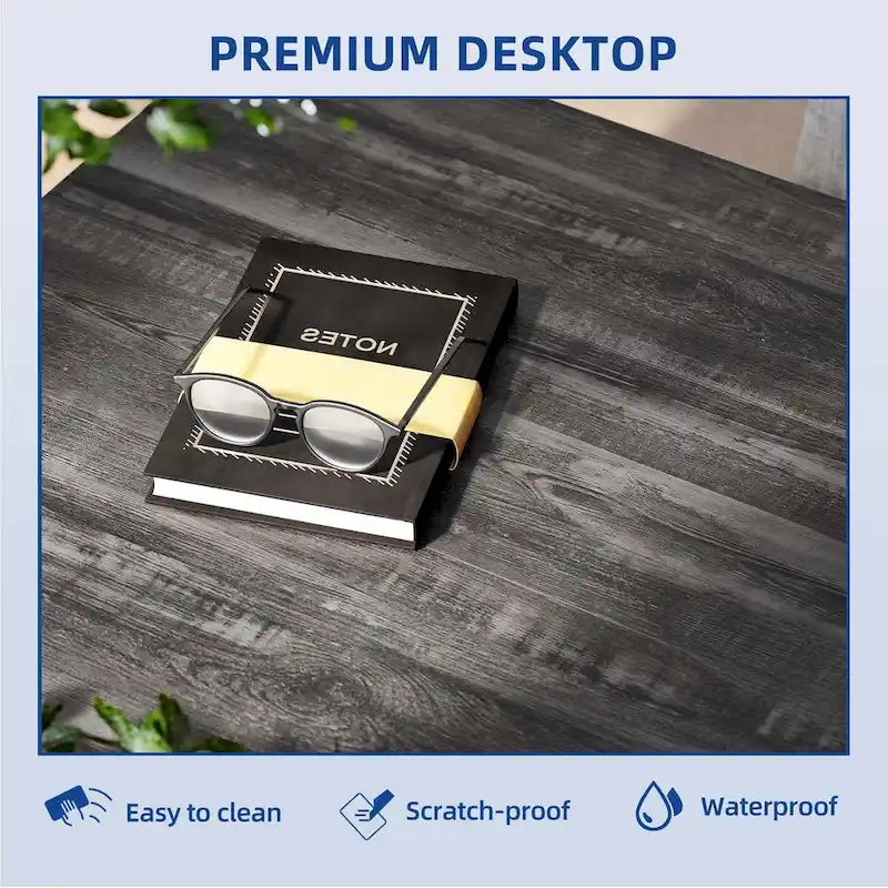 Farmhouse Coffee Table with Storage for Living Room Square Center Table