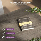 Farmhouse Coffee Table with Storage for Living Room Square Center Table