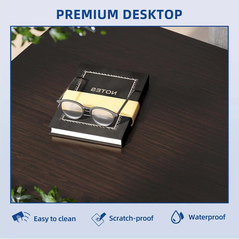 Farmhouse Coffee Table with Storage for Living Room Square Center Table