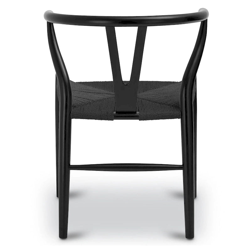 Poly & Bark Weave Chairs - Solid Wood Frame (Set of 2)