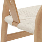Poly & Bark Weave Chairs - Solid Wood Frame (Set of 2)