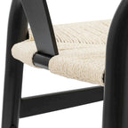 Poly & Bark Weave Chairs - Solid Wood Frame (Set of 2)