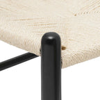 Poly & Bark Weave Chairs - Solid Wood Frame (Set of 2)