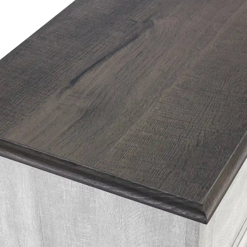 47 in. Modern X-Door Wine Cabinet w/ Built-in Wine Rack - 47 in Width