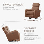 Power Swivel Glider Rocker Recliner Nursing Chair Recliner