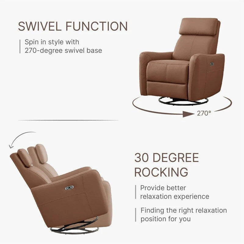 Power Swivel Glider Rocker Recliner Nursing Chair Recliner