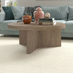 Natural Wood 36" Round Coffee Table