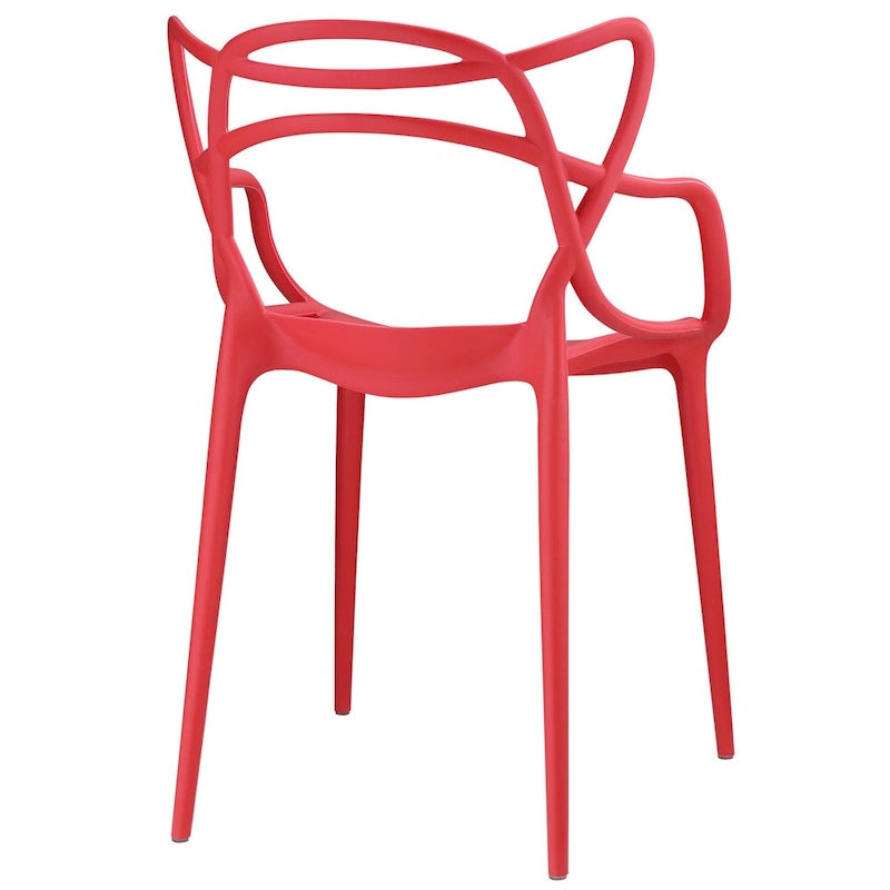 Plastic 4-piece Chair Set