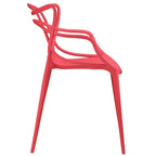 Plastic 4-piece Chair Set