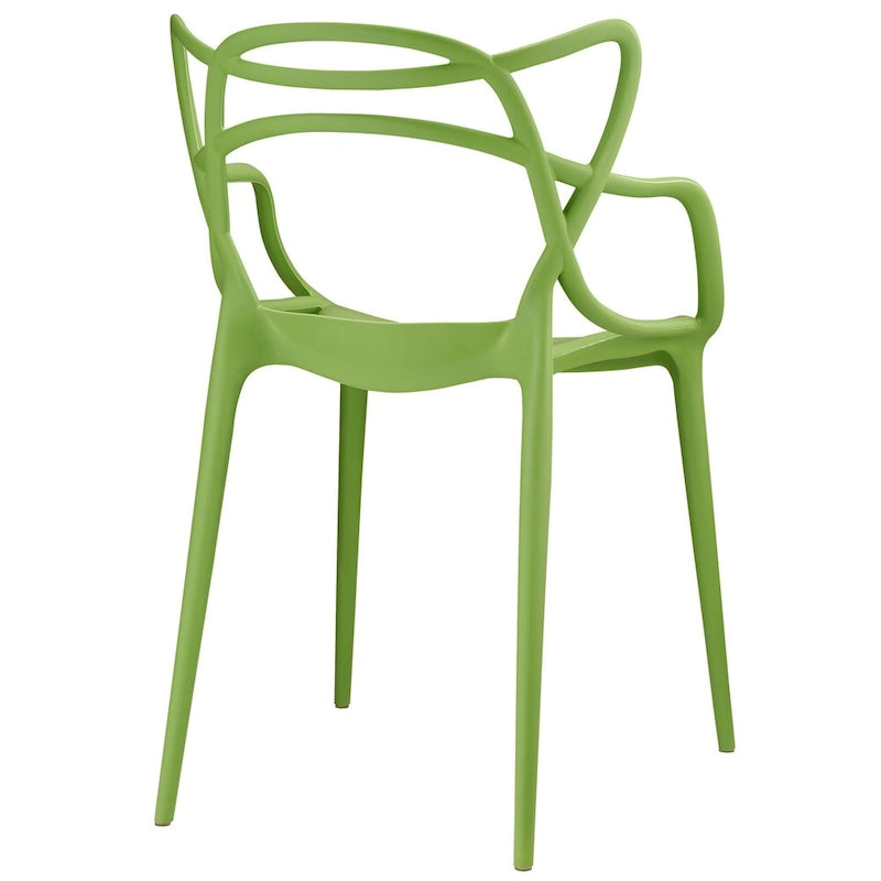 Plastic 4-piece Chair Set