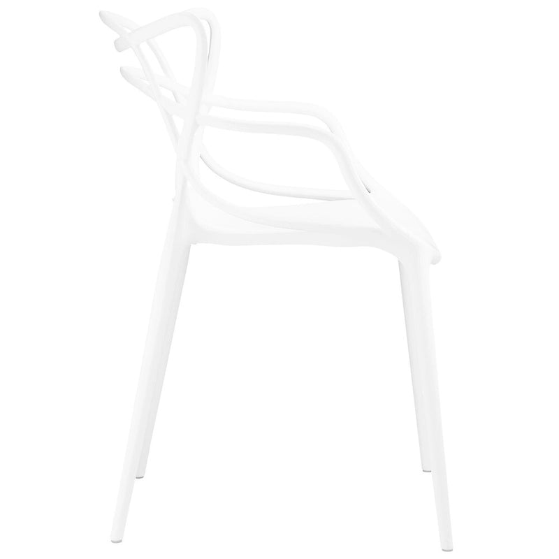 Plastic 4-piece Chair Set