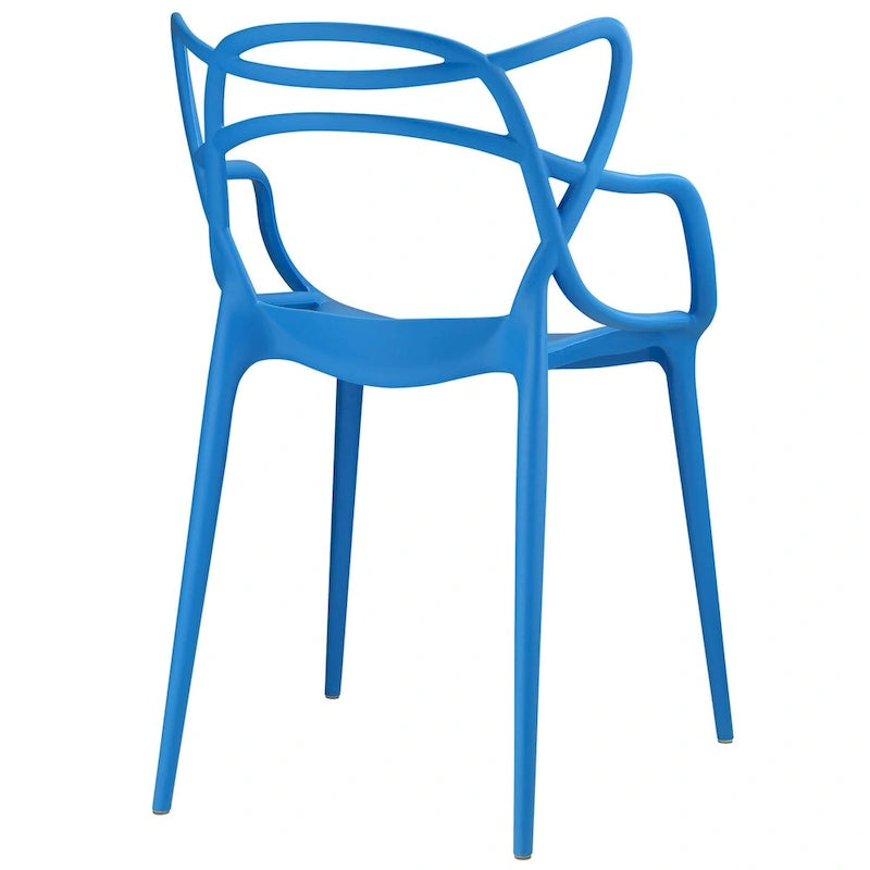 Plastic 4-piece Chair Set